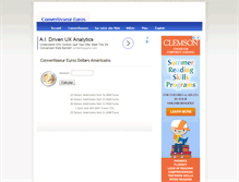 Tablet Screenshot of convertisseur-euros.com